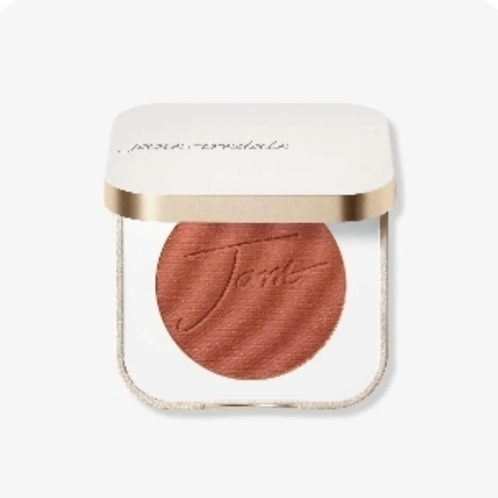 JANE IREDALE PurePressed Blush Powder Mirror Compact in SUNSET Full Size! NEW